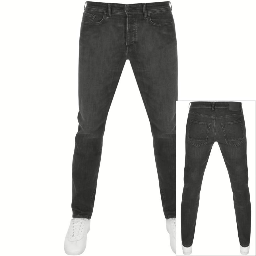 Alternative Image for ProductBOSS Taber Tapered Fit Jeans Black1